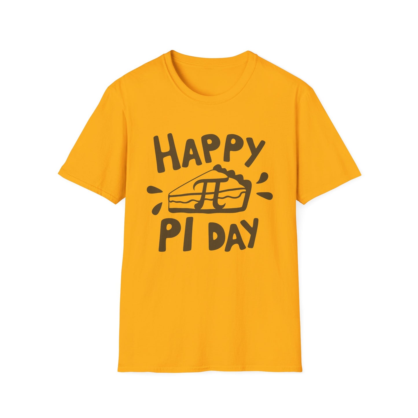 Happy Pi Day T-Shirt - Perfect Gift for Teachers with Pie Slice & Pi Symbol!