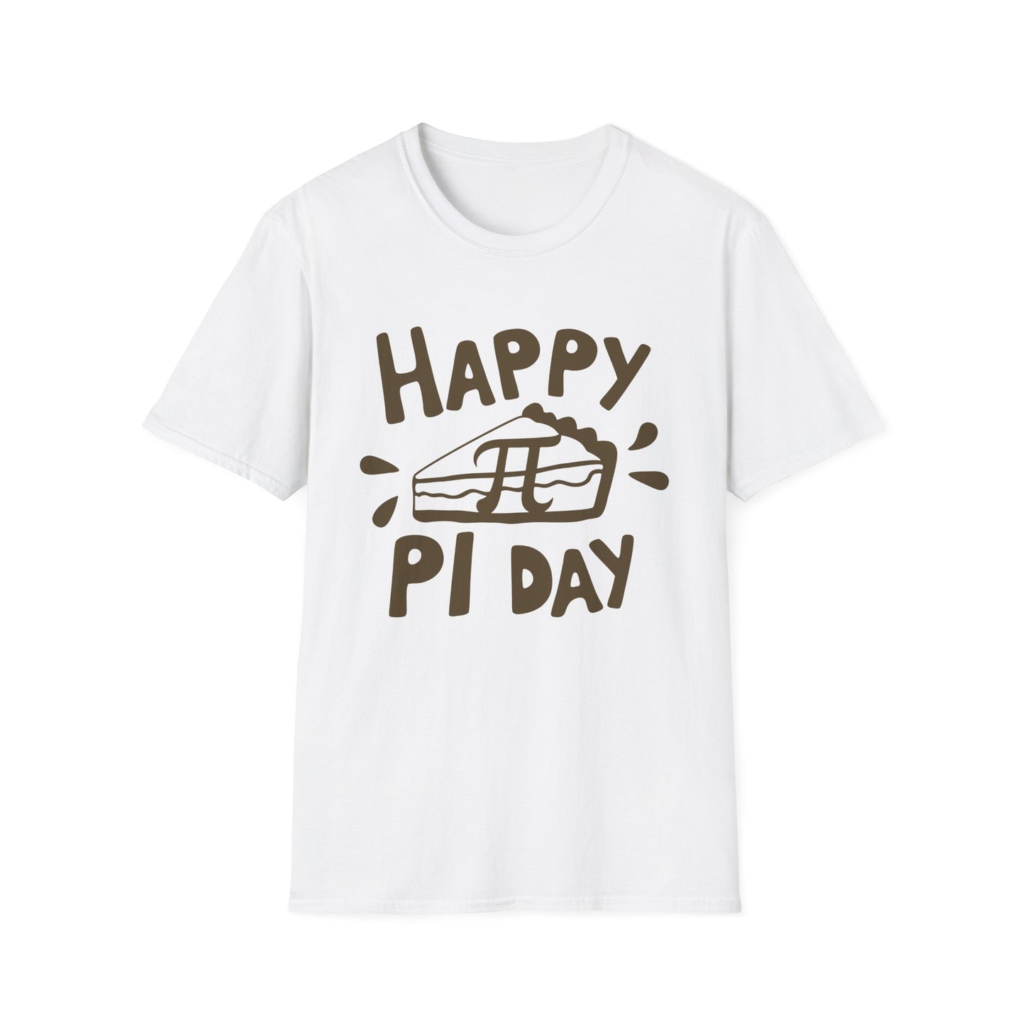 Happy Pi Day T-Shirt - Perfect Gift for Teachers with Pie Slice & Pi Symbol!