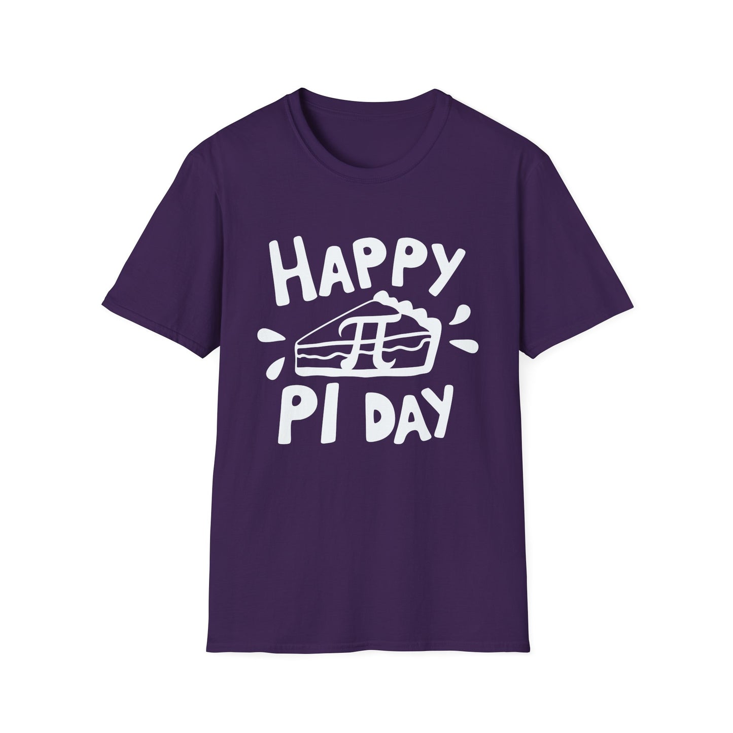 Happy Pi Day T-Shirt - Perfect Gift for Teachers with Pie Slice & Pi Symbol!