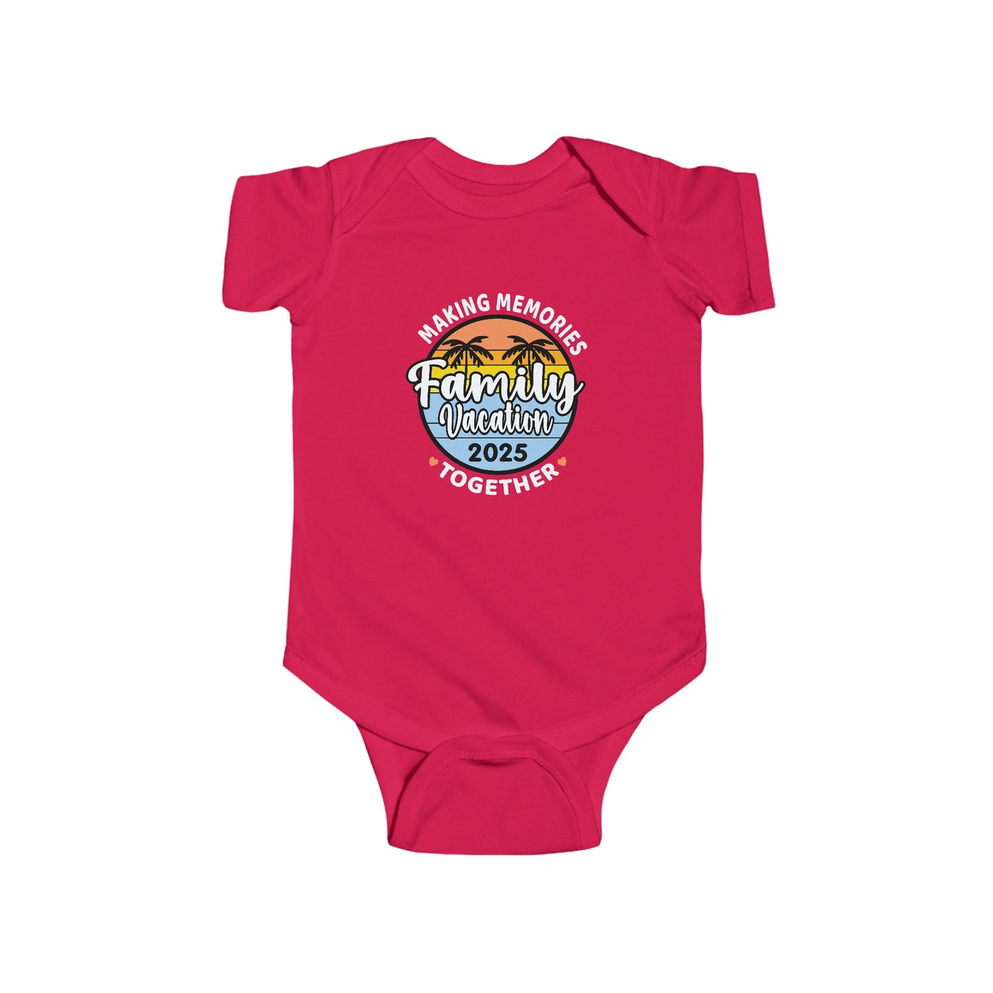 Family Vacation Making Memories Baby Onesie | Summer Vacation 2025