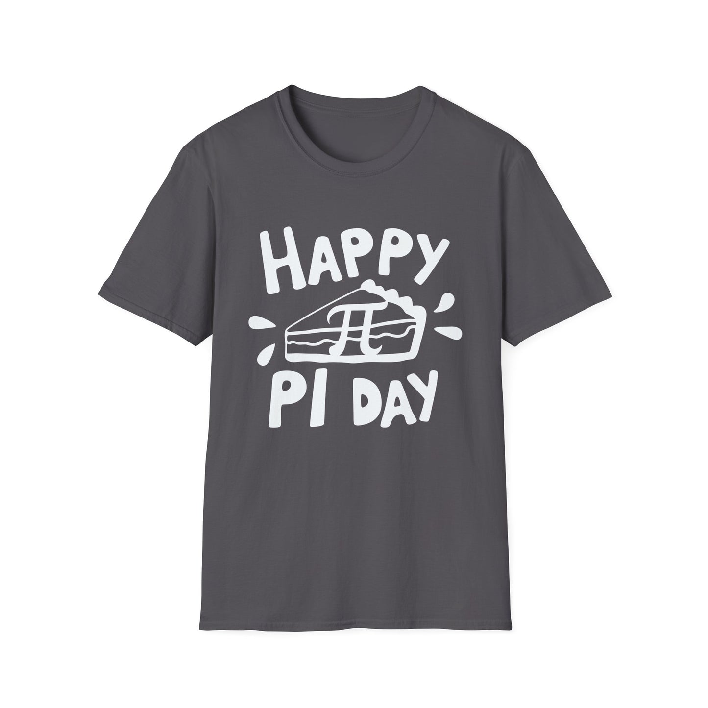 Happy Pi Day T-Shirt - Perfect Gift for Teachers with Pie Slice & Pi Symbol!