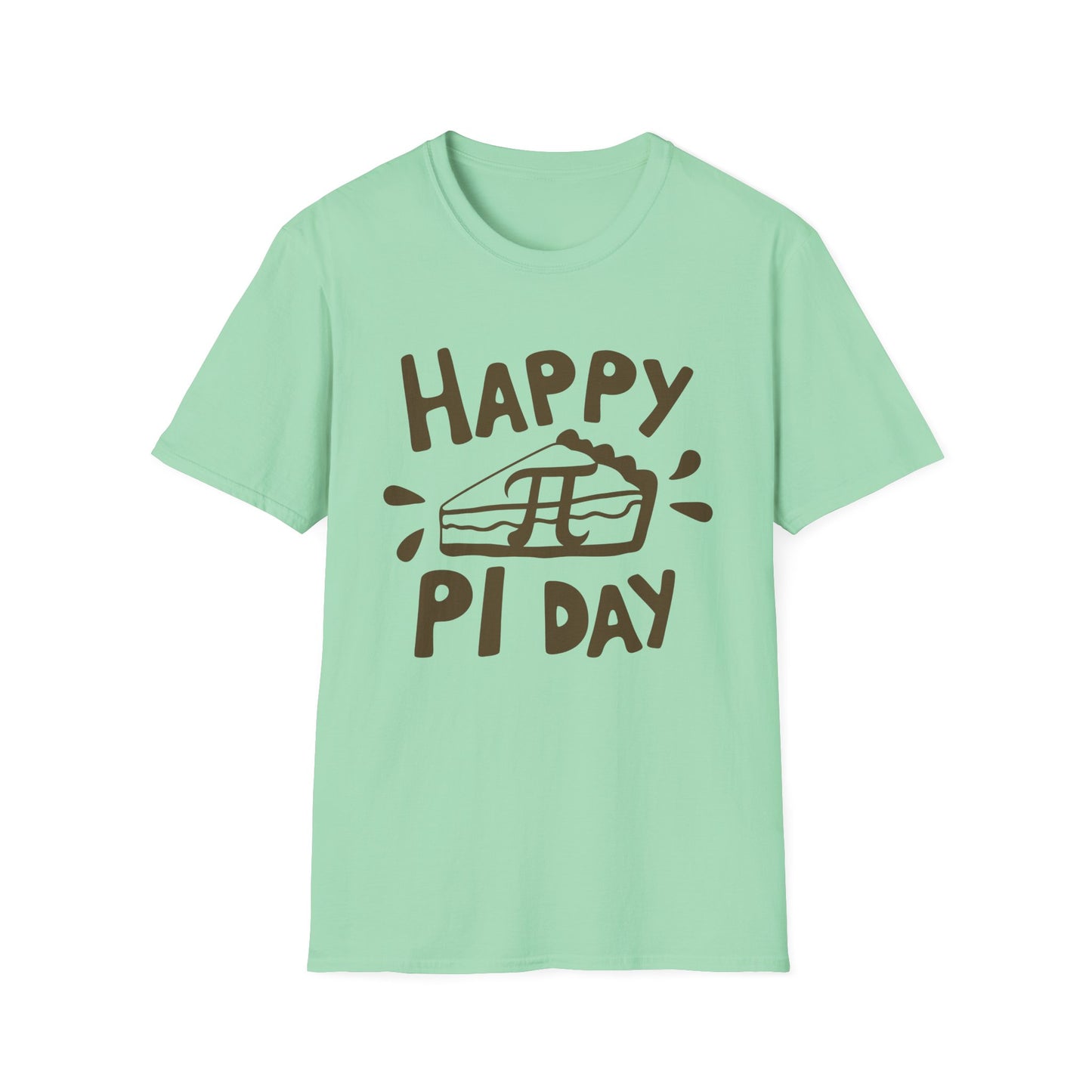 Happy Pi Day T-Shirt - Perfect Gift for Teachers with Pie Slice & Pi Symbol!