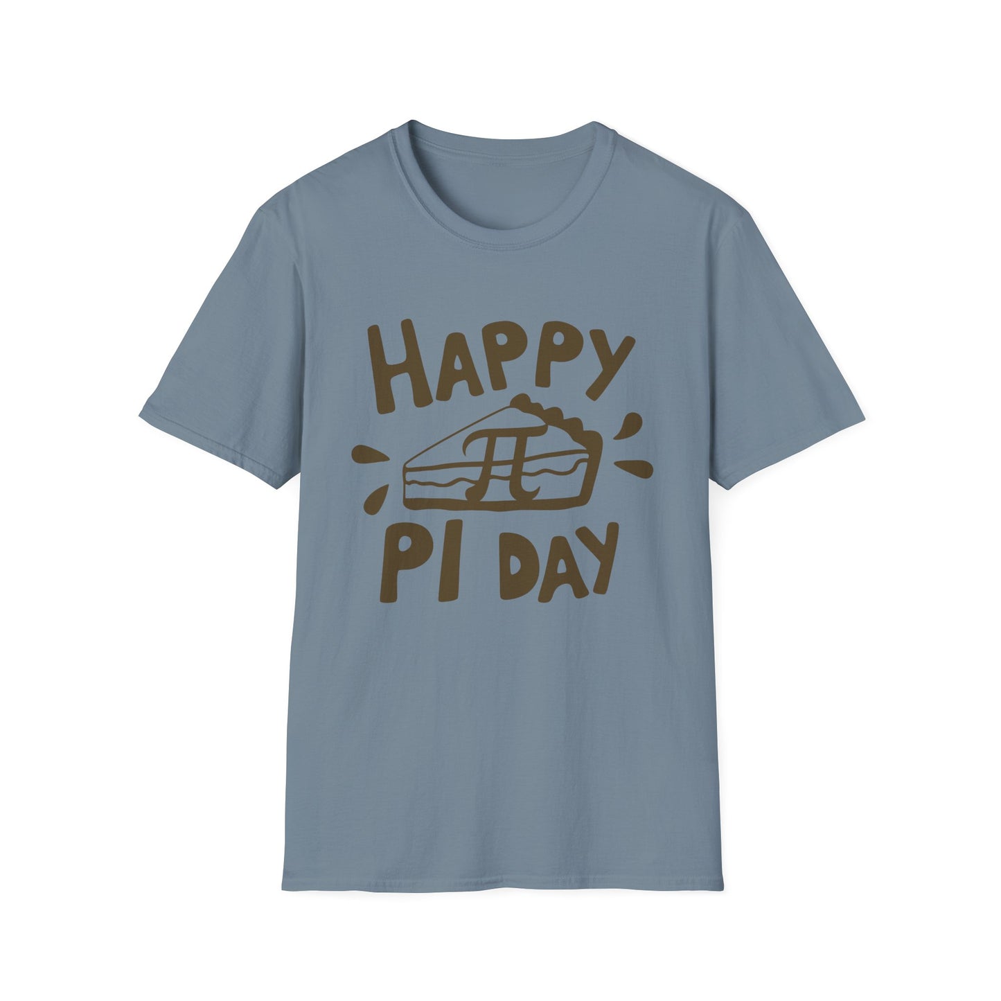Happy Pi Day T-Shirt - Perfect Gift for Teachers with Pie Slice & Pi Symbol!