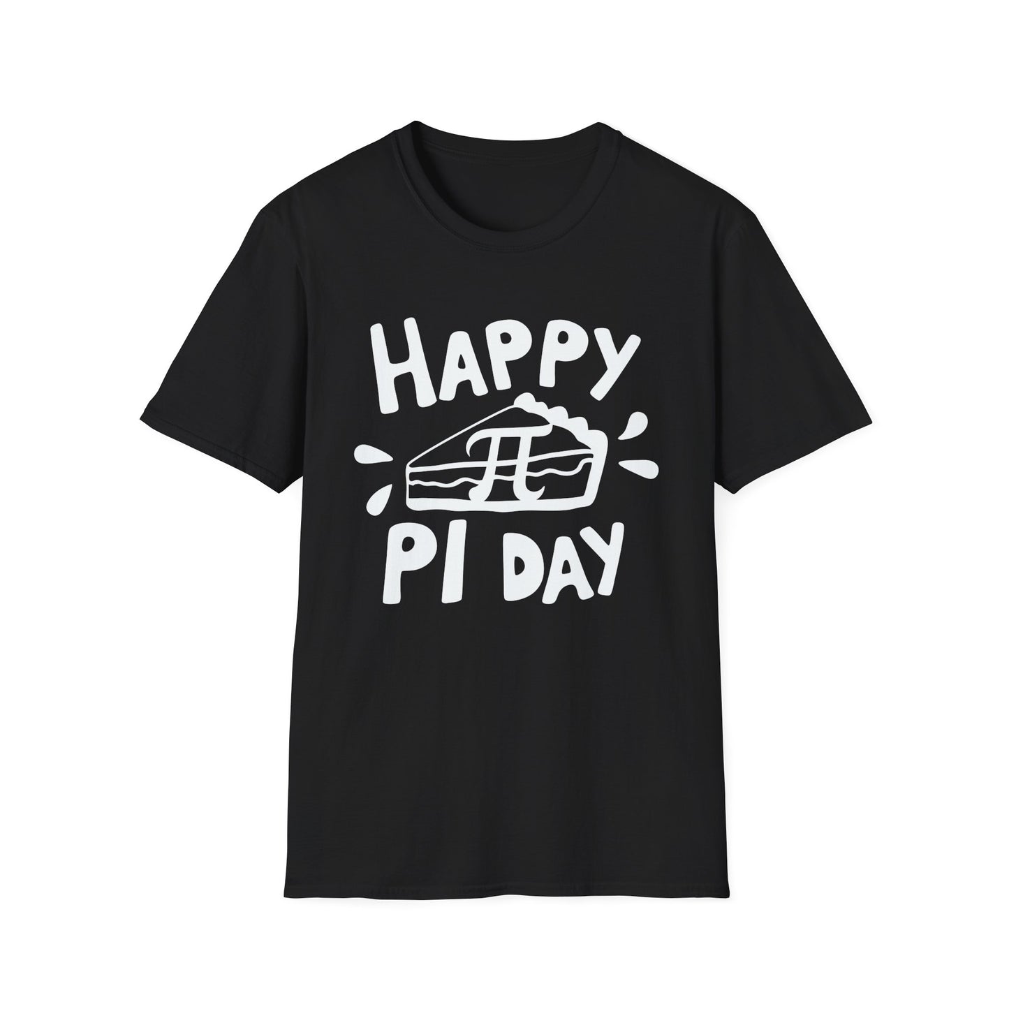 Happy Pi Day T-Shirt - Perfect Gift for Teachers with Pie Slice & Pi Symbol!