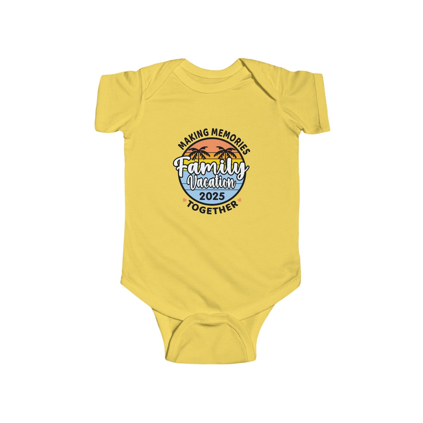 Family Vacation Making Memories Baby Onesie | Summer Vacation 2025
