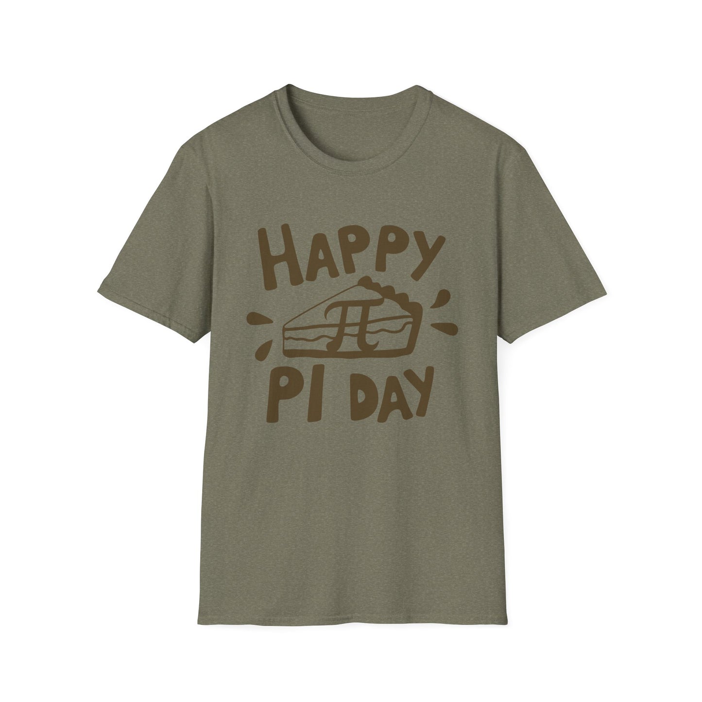 Happy Pi Day T-Shirt - Perfect Gift for Teachers with Pie Slice & Pi Symbol!