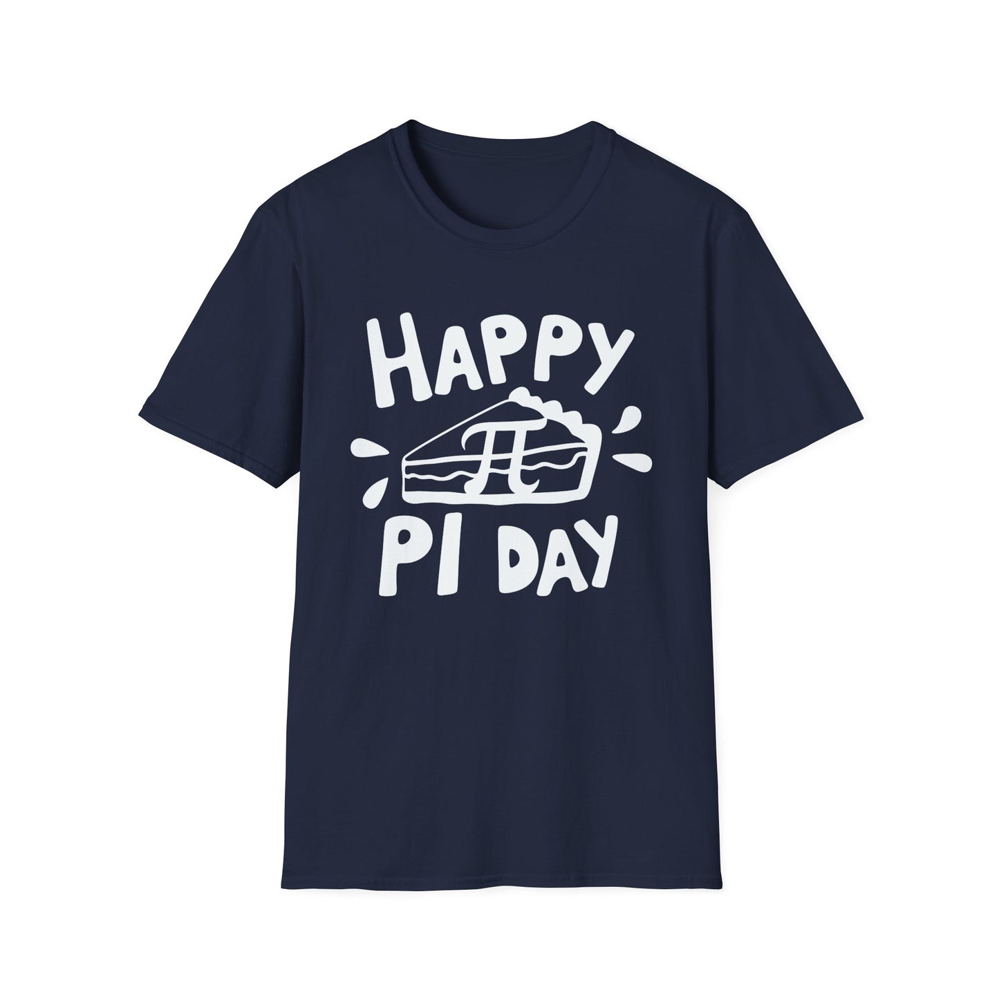 Happy Pi Day T-Shirt - Perfect Gift for Teachers with Pie Slice & Pi Symbol!