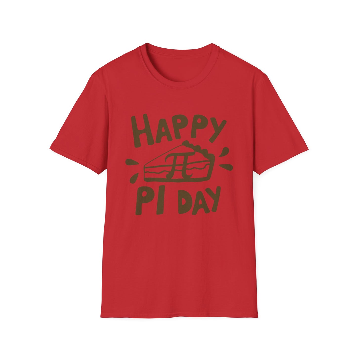 Happy Pi Day T-Shirt - Perfect Gift for Teachers with Pie Slice & Pi Symbol!