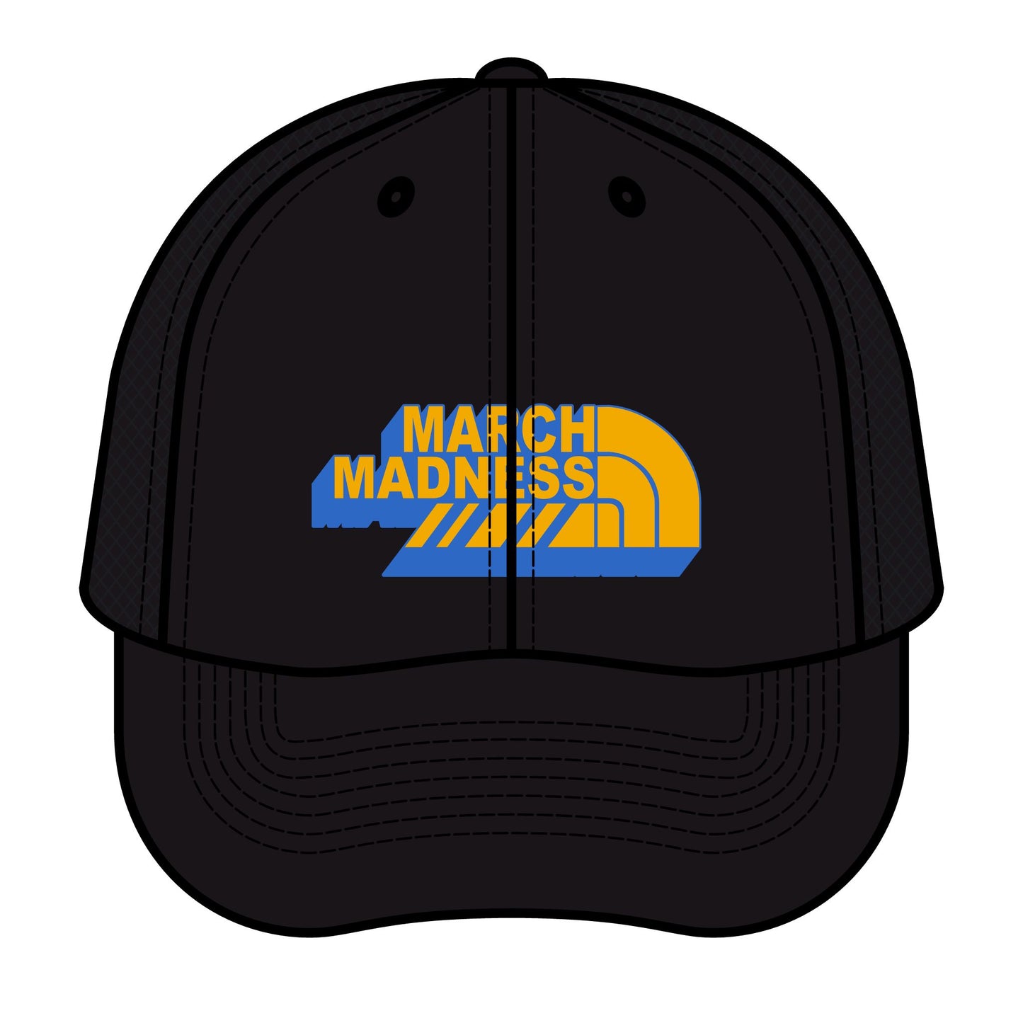March Madness Trucker Retro Fan Hat - Customize with Your Team Colors