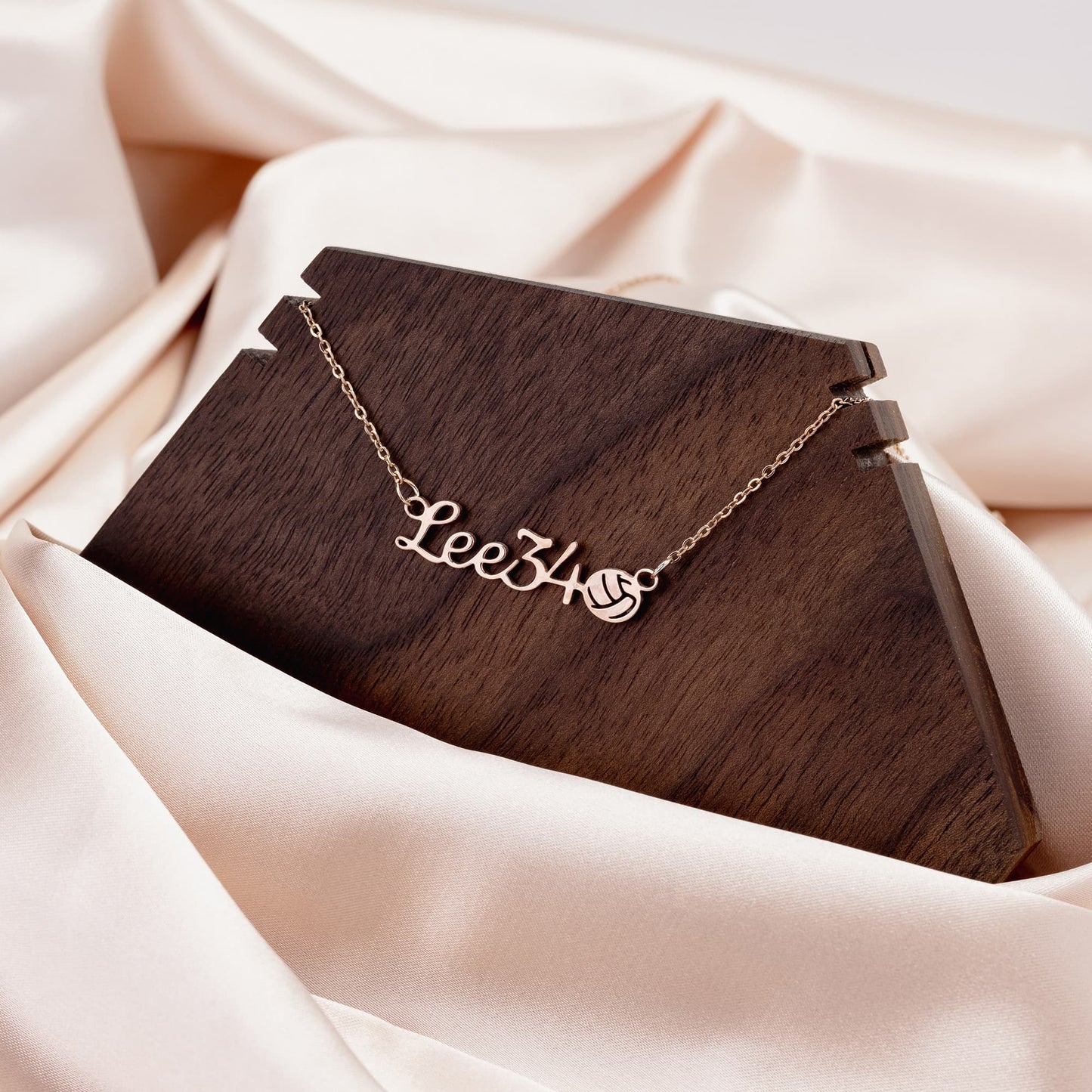 Sports Mom Necklace - Personalized Gift with 9 Sports, with Player or Team Name