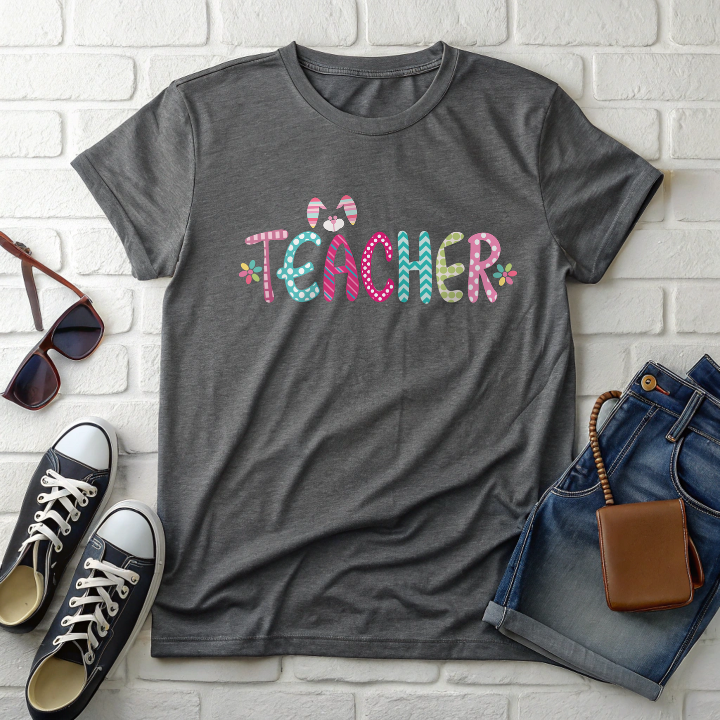 Teacher Easter Letters T-Shirt – The Perfect Easter Gift for Teachers!