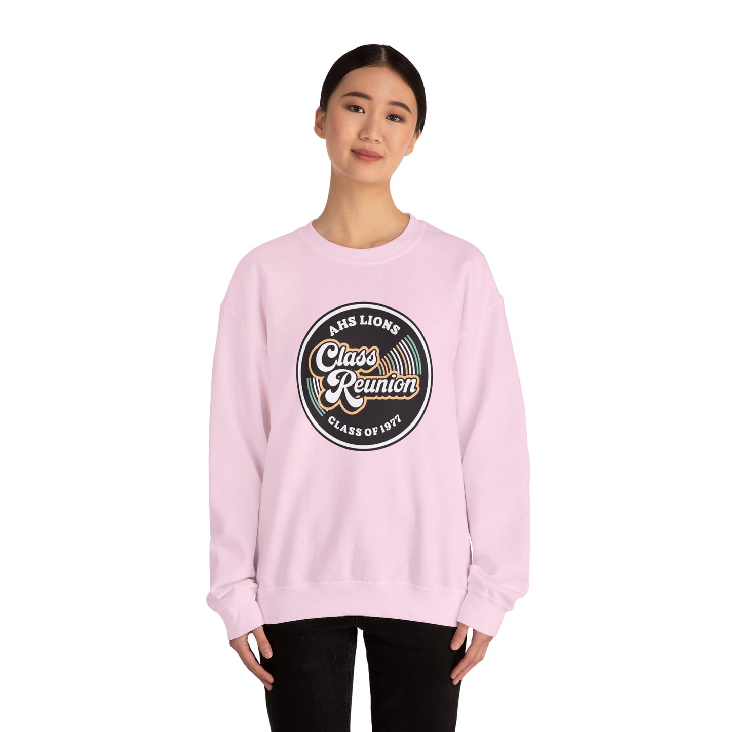 Retro Reunion Sweatshirt – Classic Design Customized with Year & Text