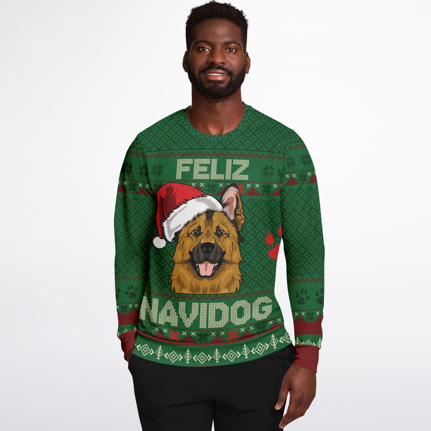 Feliz Navidog - German Shepherd