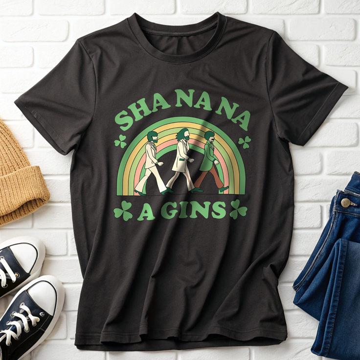 Sha Na Na A Gins T-Shirt: Playful Parody of American Shenanigans
