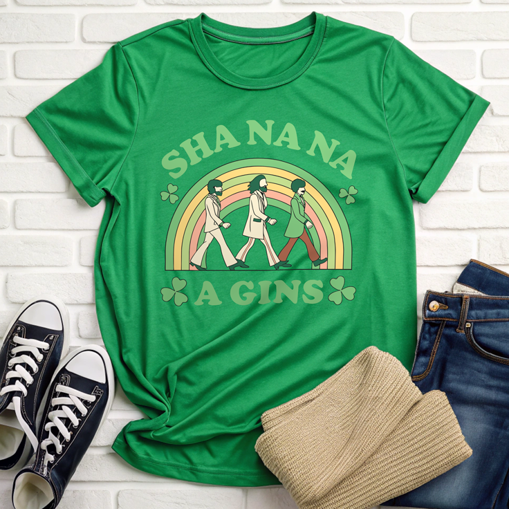 Sha Na Na A Gins T-Shirt: Playful Parody of American Shenanigans