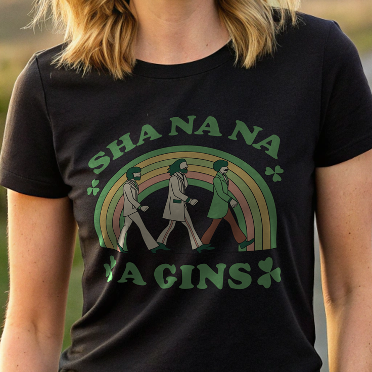 Sha Na Na A Gins T-Shirt: Playful Parody of American Shenanigans