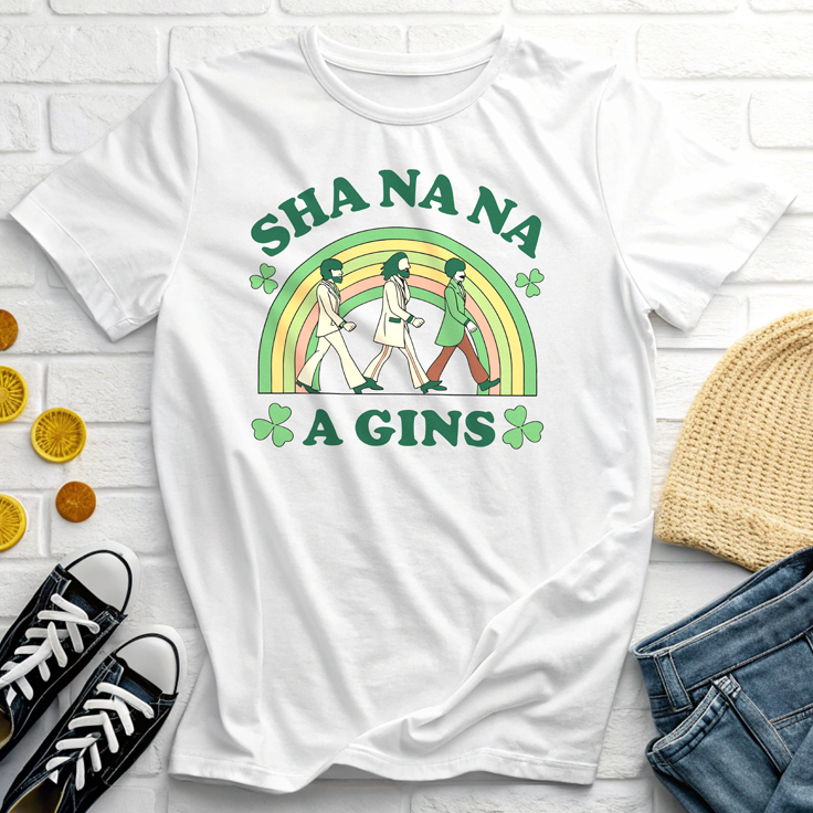 Sha Na Na A Gins T-Shirt: Playful Parody of American Shenanigans
