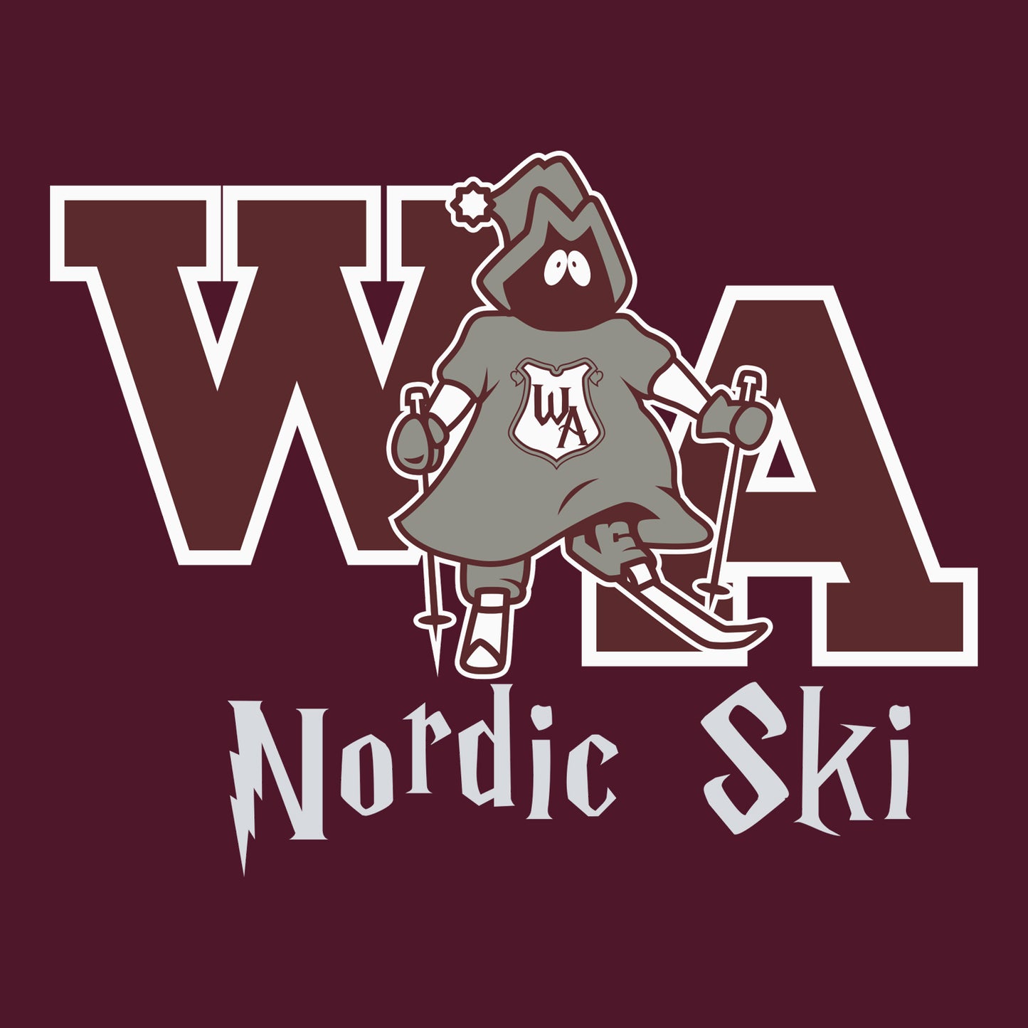 Westford Academy Nordic Ski 2025 - Hooded Sweatshirt