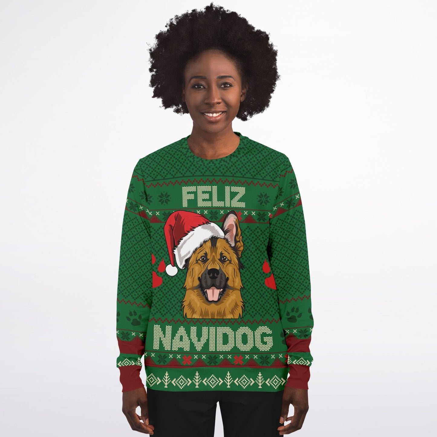 Feliz Navidog - German Shepherd
