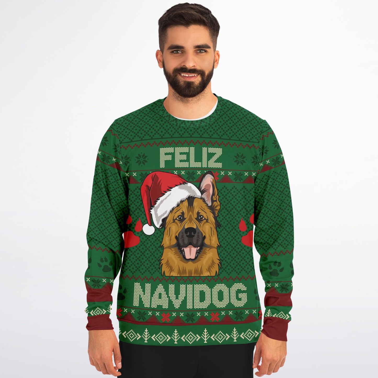 Feliz Navidog - German Shepherd